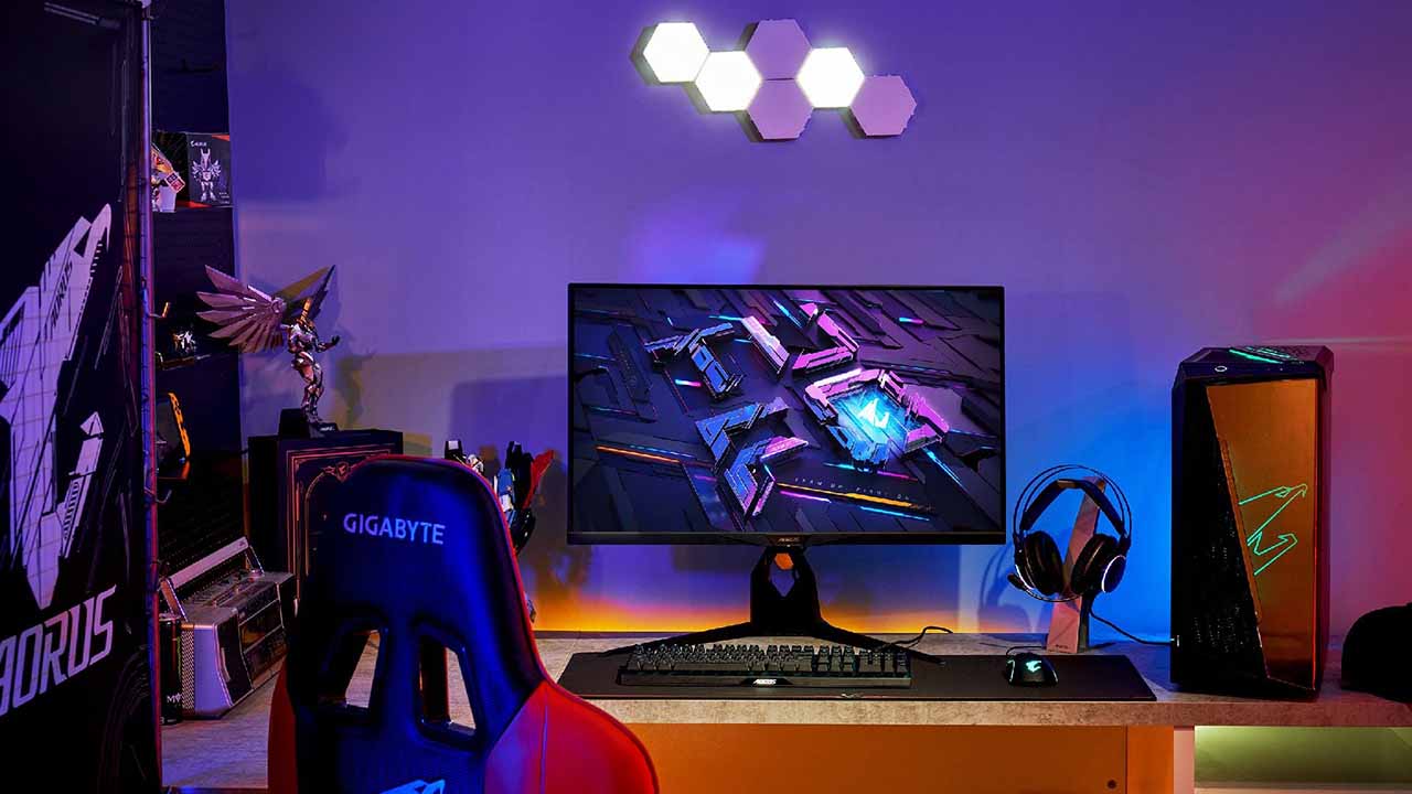 Gigabyte Aorus gaming room