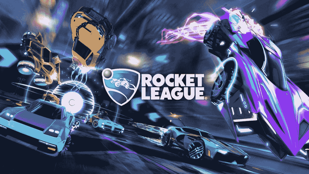 Psyonix. Rocket League. Poster. Logo. Cars. Football. Ball