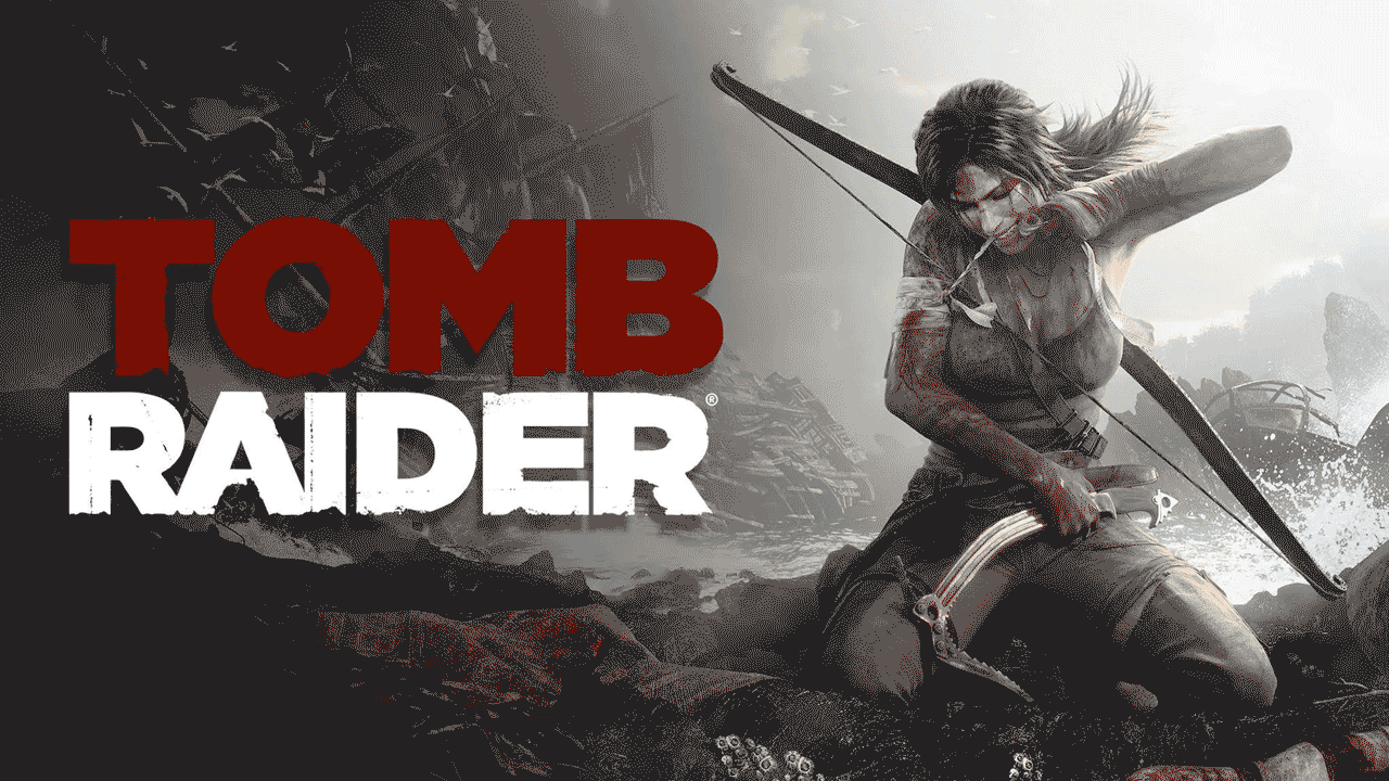 Square Enix. Tomb Raider 2013. Lara Croft. Main Character Poster. Logo