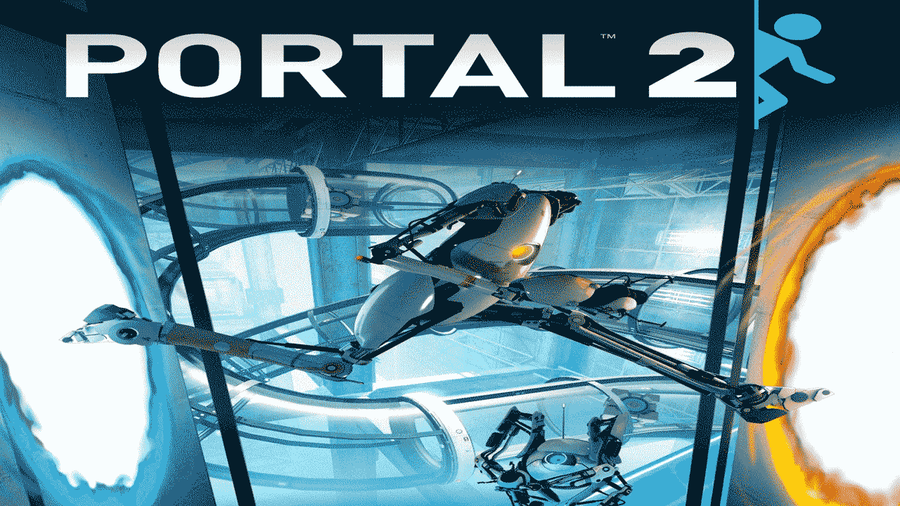 Valve. Portal 2. Game Poster. Logo