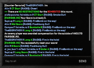 Resetscore server CSGO Sourcemod 1.10 1.11