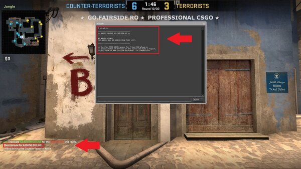 sm_admins sourcemod csgo server - no admins online chat consola