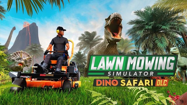 Lawn Mowing Simulator - Game DLC Dino Safari